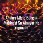 Ankara Miele Bulaşık Makinesi Su Almıyor Ne Yapmalı? - Ankara Miele bulaşık makinesi su almıyor