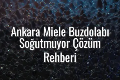 Ankara Miele Buzdolabı Soğutmuyor Çözüm Rehberi - Ankara Miele buzdolabı soğutmuyor