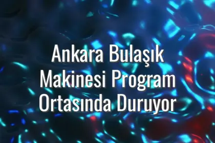 Ankara Bulaşık Makinesi Program Ortasında Duruyor - Ankara bulaşık makinesi programda kalıyor