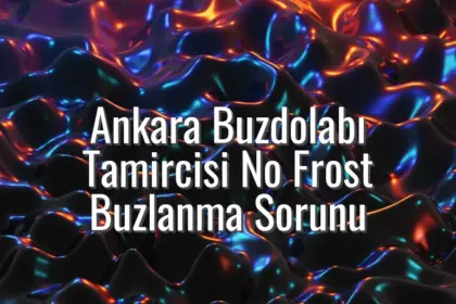 Ankara Buzdolabı Tamircisi No Frost Buzlanma Sorunu - ankara buzdolabı tamircisi no frost buzlanma