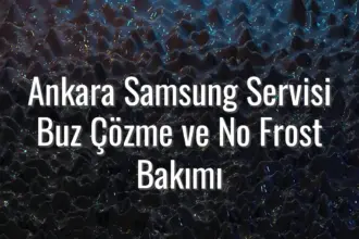 Ankara Samsung Servisi Buz Çözme ve No Frost Bakımı - ankara samsung servisi no frost bakımı