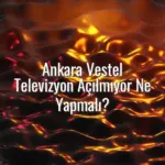 Ankara Vestel Televizyon Açılmıyor Ne Yapmalı? - Ankara Vestel televizyon açılmıyor