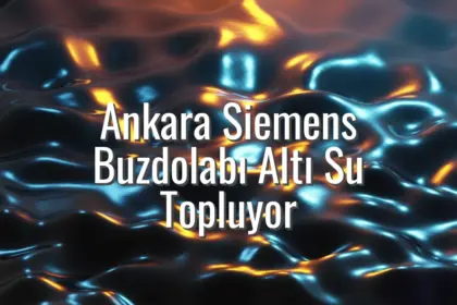 Ankara Siemens Buzdolabı Altı Su Topluyor - Siemens buzdolabı altı su topluyor