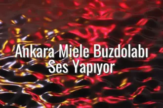 Ankara Miele Buzdolabı Ses Yapıyor - Ankara Miele buzdolabı ses yapıyor