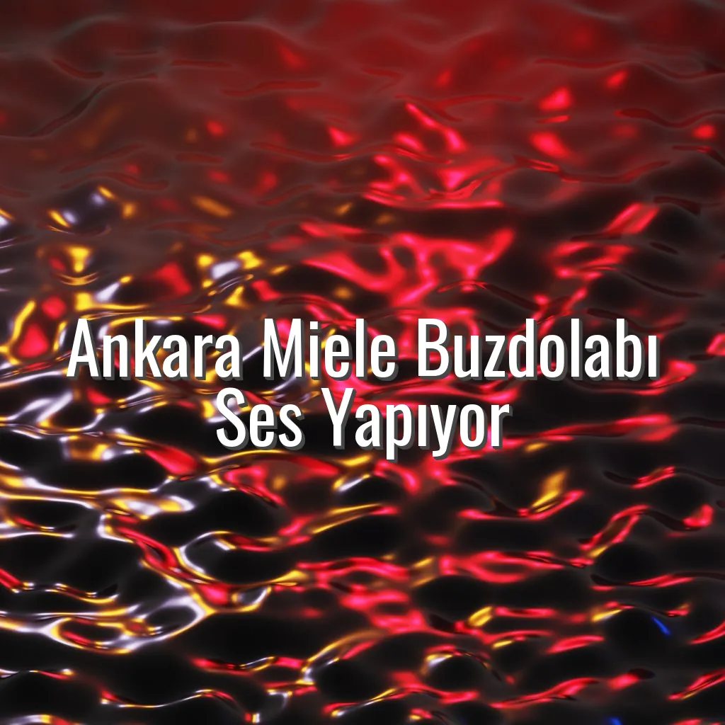 Ankara Miele Buzdolabı Ses Yapıyor - Ankara Miele buzdolabı ses yapıyor